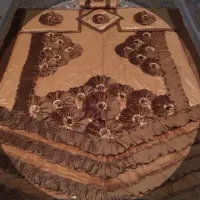 رو تختی دونفر ترک با دو رو بالشی و کوسن