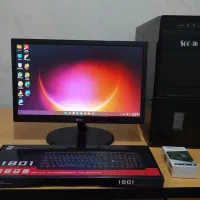 کامپیوتر پرقدرت i5 رم 8 هارد SSD مانیتور 19 LED