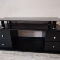 میز Lcdشیشه ای رنگ مشکی