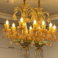 لوستر مدرن خط خطی جدید)