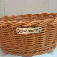 تولید لیبل چرمی و پلاستیکی سبدبافی حک و برش سفارشی