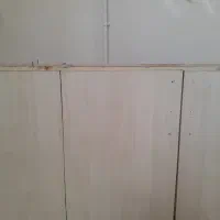 کابینت فلز درب mdf و سینک دوقلو