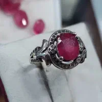 انگشتر یاقوت سرخ زنانه