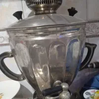 دو عدد سماور قدیمی نفتی جنس برنج
