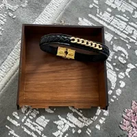 دستبند مردانه چرم