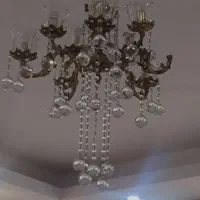 لوستر برنز پنج شاخه ده شعله