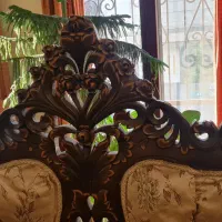 مبل ۹ نفره فرهی چوب اصل گردو