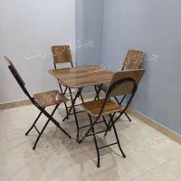 میز و صندلی تاشو چوبی(فست فود کافه منزل تحریر)