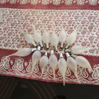 15 عددلامپ شمعی اشکی