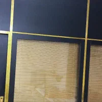 پارتیشن دو‌جداره  با پرده ولومی