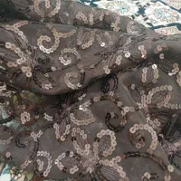 پارچه گیپور پولک دوزی