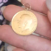 سکه نقره با آبکاری طلا