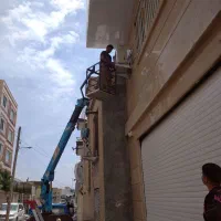 جرثقیل نیسان به ارتفاع 10 متر با سبد ثابت