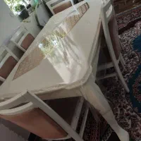 میز نهار خوری 6 نفره