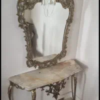 آینه کنسول برنجی