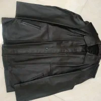 کاپشن طرح چرم