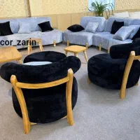 مبل مدل لوبیایی یوفا (تخت شو و ثابت)