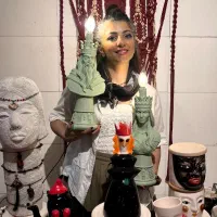 آباژور (چراغ خواب)  شاه و ملکه