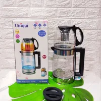 چای ساز روهمی LED دار شیشه ای یونیک ( وارداتی )
