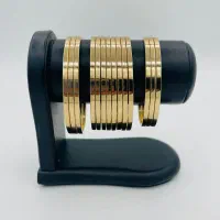 النگو طلا مدل ایینه ای ۱۸عیار