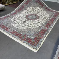 فرش دستباف (بساک)جفت ۹ متری  نو کاشان اعلا