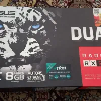 کارت گرافیک Asus Rx580 8Gb DDR5 در حد نو با جعبه