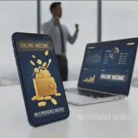 کار اینترنتی با گوشی درآمد در منزل