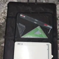 لوازم نقشه کشی کیف بزرگ و کوچک  تخته خط کش و ..