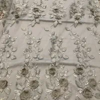 پارچه مجلسی گل برجسته