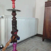 یک عددقلیان کامل+یک عدد تنه چوبی وتعدادی سری قلیان