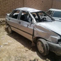پراید 87 نقره ایی تصادفی
