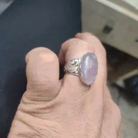 انگشتر نقره ۹۲۵عقیق یمنی لانه زنبوری