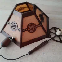 چراغ/لوستر دیواری برند دارکار،با طراحی چوبی