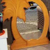 اینه با طرح چوبی نخل