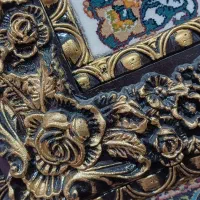 تزیینی منبت کاری تمام چوب
