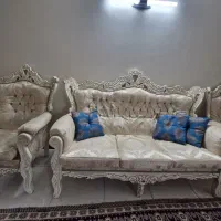 مبل استیل ۹ نفره در حد نو  بسیار تمیز کم‌کارکرد