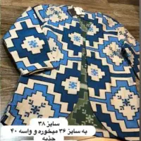 مانتو ژاکارد طرح سنتی