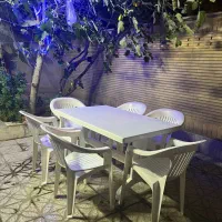 میزصندلی فایبرگلاس برند