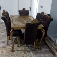 میز غذاخوری شش نفره