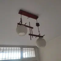 لوستر چوبی