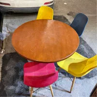 فروش میز چوب راش مناسب کافه