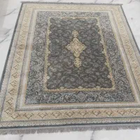 فرش ۶ متری طوسی طلایی