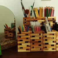 لوازم تحریر/ جامدادی چوبی/ رومیزی/ جاکلیدی