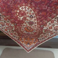 رومیزی ترمه و آویز در ورودی