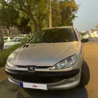 206 نقره ای بسیار تمیز