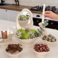 هفت سین هخامنشی و هفت سین دفرمه و انواع شمع سال