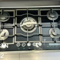 گاز صفحه ای شیشه ای و استیل