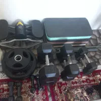 دمبل و صفحه هالتر و هالتر