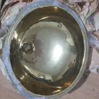 کاسه روشویی طلایی