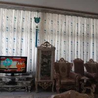پرده 24متر حریر دالبر شد 7 الی 8متر عرض